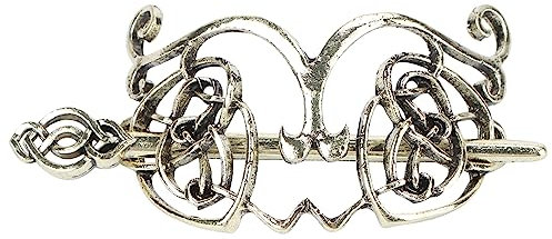 Minkissy Vintage Viking Keltischer Haarspangen Elegante Mittelalter Retro Metall Kopfschmuck Kreative Haar Stick Haarschmuck Metall Haarnadel FüR Outdoor-Reisen Frauen