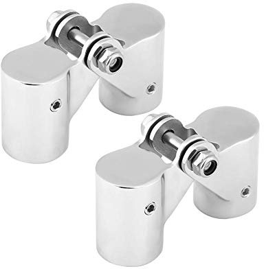 Broco Raccordi per Barca, Piegatura dell'Acciaio Inossidabile Girevole Connettore Barca Ferroviaria Raccordi per Tubi Tubi for Marine Yacht (25mm)