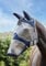 LeMieux Horse Armour Shield Fliegenmaske in Marineblau mit weichem Bambusfutter - UV schützendes & atmungsaktives Mesh - L