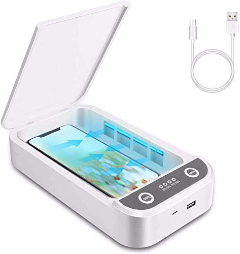 UV Sterilizer Steriliser Smart Phone Disinfectant Light Cleaner Box With Aromatherapy Function for Keys Eyeglasses Toothbrush Pacifier Watches