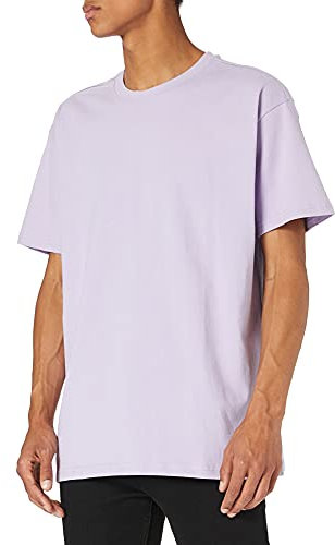 Build Your Brand BY102-Heavy Oversize Tee, T-shirt Uomo, Viola (Lilac), L