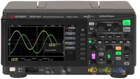 DSOX1202A Oscilloscopio: digitale Banda: ≤70MHz Canali: 2 1Mpts 2Gsps KEYSIGHT T