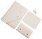 Benfan Laptop Sleeve 13 Inch Compatible with New MacBook Air 13, New MacBook Pro 13, Dell XPS 13 with Small Pouch, Mouse Pad and Cord Organizer, Color White