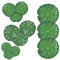 Zoyiancy Artificial Floating Plants Lotus Leaves, 12 Pcs Realistic Floating Lily Pad Pond Decorations, Fake Green Leaves Water Lily for Home Garden Ponds Pool Fish Tank Aquarium