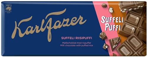 Fazer Karl Fazer Suffeli Milchschokolade Schokolade 10 Bars von 198G 70 Unzen