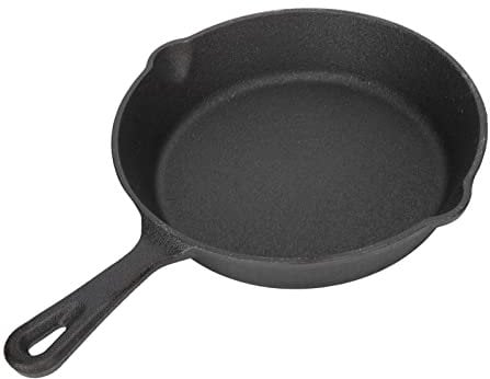 Cast Iron Skillet,10cm/3.9inch Non Stick Skillet Frying Pan,Small Frying Pan Oven Safe Cookware Non Stick Grill Pan Sizzle Skillet for Camping Indoor and Outdoor Cooking