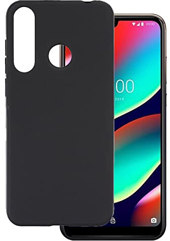 Schutzhülle für Wiko View 3 Pro, ultradünn, Gel-Pudding, weiche Silikon-Handyhülle für Wiko View 3 Pro 6,3 Zoll (16 cm), Schwarz