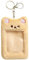 iplusmile Photocard Holder Keychain Cute Kpop Keychain Plush Bear Rabbit Cat Photo Card Holder Sleeve with Key Ring ID Bank Credit Card Holder Protector