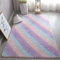 XMwike Leuchtender Teppich, leuchtet im Dunkeln, bunte Regenbogen-Sterne, für Kinder, rutschfest, Schlafzimmer, Wohnzimmer, Teppiche, 300 x 200 cm