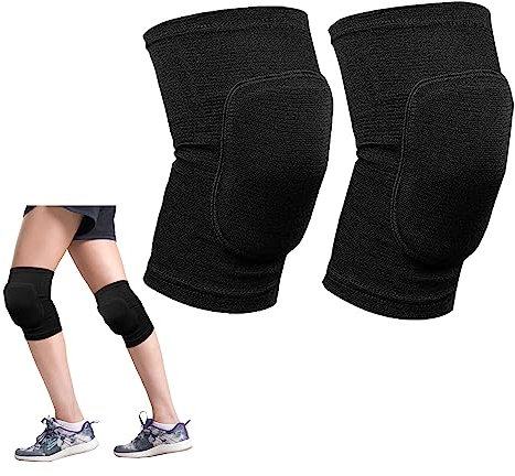 XWCHASA Volleyball Knieschoner, Schwamm Kollisionsvermeidung Knieschoner, Knieschutz Kneepad Protector, Elastische Knieschoner, Knee Sleeve für Basketball Volleyball Fußball Laufen Fahrrad