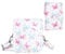 HIYQIN Housse pour Appareil Photo Compatible avec Fujifilm Instax Mini 12, Instax Mini Carry Bag Cover avec Poche Photo, Bandoulière et Album Photo - Papillon Rose