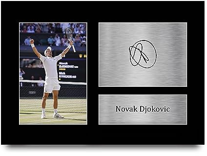 HWC Trading Serbian Champion Geschenke Gedrucktes Signiertes Autogramm Foto für Fans von Tennis Memorabilien - A4