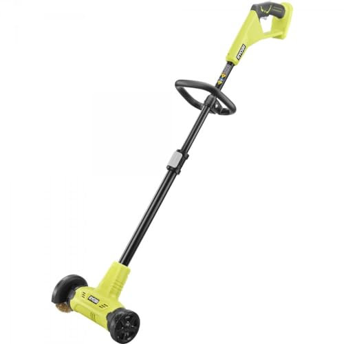 RYOBI ONE+ 18V Patio Cleaner with Wire Brush Edger Weed Remover (Tool Only)