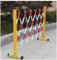ItzZa Einziehbare, zusammenklappbare Barrikade, tragbare Verkehrssicherheitsbarrieren, Baubarrikade, Sicherheitszaun, Einfahrtstor, Massenkontrolle/Gelb, Schwarz/1,2 x 5 m (1,2 x 2,5 m, rot, weiß)