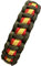 MIBANDERA Pulsera Bandera España Hombre Mujer. Pulsera España Cuerda Trenzada. Pulsera Cuero Tela España con cierre. (Verde Militar-Caza 20 cm)