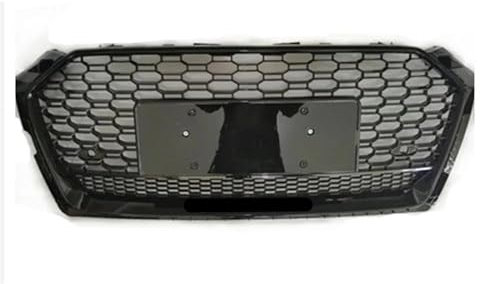 TWOMEM Kühlergrill Für A5 S5 B9 2017 2018 2019 Auto Vorderen Stoßfänger Grille Center Panel Styling Oberen Grill Für RS5 Stil Auto Zubehör Gitter