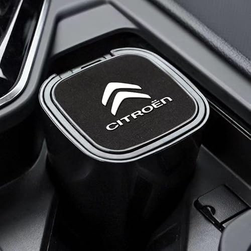 Auto Aschenbecher für Citroen Berlingo 2021 2022 2023, Tragbare Aschenbecher mit Deckel, Fahrzeug Rauchfreien Autoaschenbecher, Geruchsdicht Aschenbecher Innen Zubehör,C