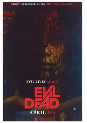 HACERR Evil Dead (2013) Digitales Horrorfilm-Poster, Leinwandposter, Wandkunst, Dekordruck, Bild, Gemälde für Wohnzimmer, Schlafzimmer, Dekoration, 40 x 60 cm
