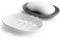 Oamwrae Lot de 2 Porte Savon en Silicone avec Drainage, Boite Savon Antidérapant et Portable, Porte Savon Salle de Bain, Douche, Cuisine (Gris et Blanc)