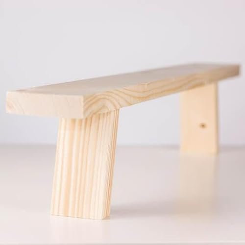 Generisch Schwibbogenbank 60 cm Schwibbogenerhöhung, Schwibbogen, Schwibbogenständer, Fenstererhöhung, FensterbankHolz naturbelassen, Weihnachten, Advent, Weihnachtsdeko, Unterstellbank Fuß Erhöhung