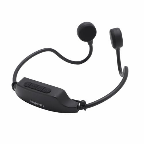 HEEPDD Auriculares Deportivos BT de Oreja Abierta de Conducción ósea, 32G 5.0 BT IPX8 Auriculares a Prueba de Agua Estéreo de Doble Cara para Entrenamientos Correr Apto para MP3 WMA
