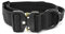 Paulde Hundehalsband mit Griff und Metall-Schnalle, Verstellbar, Hochwertig und Strapazierfähig, Ideal für Training und Alltag (Schwarz, XL: 45-65 cm, Breite 3,8 cm)