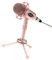 UKCOCO 1 Set Gaming Microphone Mic Arm Stand Microphone Stand Holder Mic Stand Microphone Arm Multi Music for Recording USB Mic Podcast Equipment Desktop Stand Microphones Alloy Pink