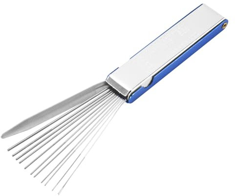 Swiixxer 13 In 1 Brennerspitzen Reiniger Werkzeuge Schweißspitzen Reiniger Düsenschneiden Nadel Kit Edelstahl Reibahlen Zum Schweißen Löten Schneiden (1-Pack)