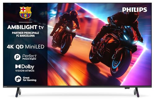Philips Ambilight 'The Xtra' 65MLED920 Mini LED 4K Smart TV - Display 65’’ con processore P5 Perfect Picture Ultra HD, Titan OS, Dolby Vision e Dolby Atmos Sound