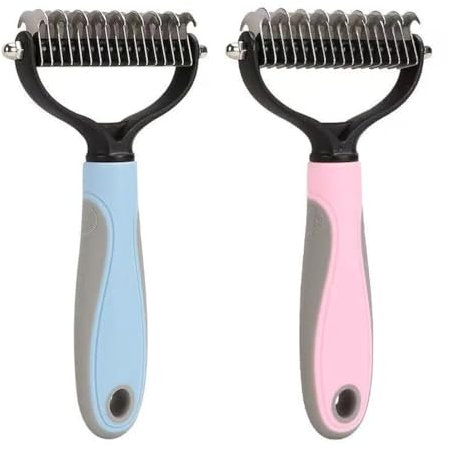 HAMKU 2 Pièces Tondeuse Chien,Professionnelle Poil Long Epais Tondeuse, Chat faible bruit pour tailler, Convient petits chiens chats animaux aux, tondeuse pour chien, tondeuse chat