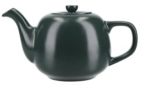 La Cafetière Classic Teapot in Green Colour, Traditional Tea Pot with Comfortable Handle and No Mess Drip Proof Spout Serves 2 Cups Suitable for Tea Bags, Easy to Clean Dishwasher Safe, 650ml
