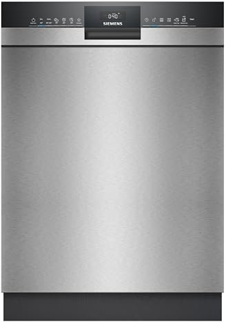 Siemens iQ300 Smarter Unterbau-Geschirrspüler 60 cm SN43HS16AE | Made in Germany, IntensiveZone für starke Flecken, drei Mal schneller spülen, aquaStop Wasserschutz, Favoriten-Programm