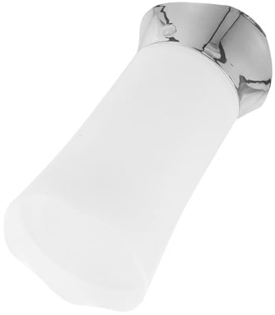 Outanaya Wireless Pir Motion Sensor Table Lamp Battery Powered Portable Night Light for Bedroom Bathroom Silver with Warm White LED Auto Energy Efficient