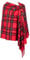 Achillea Langer und breiter Schal mit schottischem Clan-Schottenkaro, kariert, Kaschmir-Gefühl, Winter, warm, 203,2 x 76,2 cm, Rotes Tartan-Muster