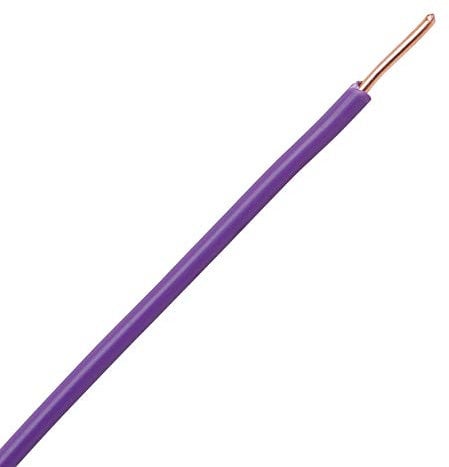 Kopp Leitung H07 155399846 Single-Core Cable H07V-U 1 x 1.50 mm² 100 m Bundle Violet, Purple