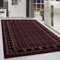 HomebyHome Vintage Teppich 200x300 cm (200 x 290 cm) Orientalischer Teppich Kurzflor - Orient Roter Teppich für Wohnzimmer, Esszimmer, Flur und Schlafzimmer - Klassicher Teppich mit Oeko-TEX