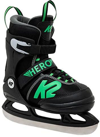 K2 Skates Jungen Schlittschuhe Hero Ice, black - green, 25D0601