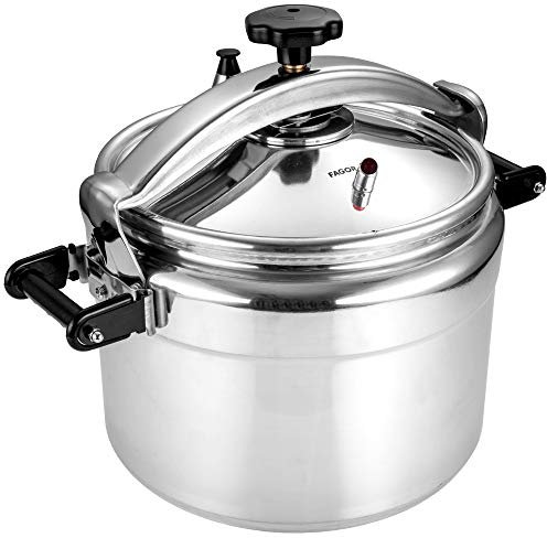 Fagor Chef Extremen - Autocuiseur Rapide, Aluminium Extra Épais, Usage professionnel, 3 Systèmes de Sécurité, NON COMPATIBLE AVEC INDUCTION (22 LITRES)