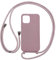 PuYu Zhe Kompatibe mit iPhone 6Plus/7Plus/8Plus Hülle,Verstellbarer Handykette Hülle Silikon Seil Necklace Handyhülle mit Kordel Tasche TPU Bumper Schutzhülle-Sandpulver