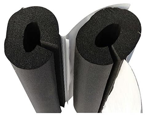 Rohrisolierung Außenfrostschutzisolierrohr, Gummi- Und Kunststoffisoliermaterial, Frostschutzmittel, Flammhemmend, Wandstärke 30 Mm, Länge 950 Mm (Size : 63mm)