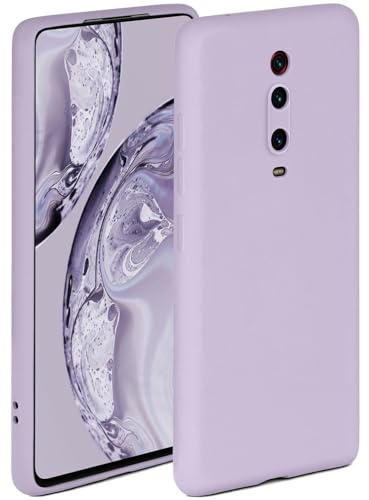 ONEFLOW Soft Case für Xiaomi Mi 9T / Mi 9T Pro Hülle aus Silikon mit Kameraschutz, Silikonhülle mit erhöhtem Schutz fürs Display, Backcover Schutzhülle, weiche Handyhülle, Flieder