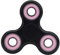 Toyland® Fidget Hand Spinner - Sollievo da Stress e ansia - Colori Assortiti (Anelli Neri e Rosa)