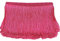 10cm x 2m Fransenborte Fransenbordüre Fransenband Dekoband Tanzfransen Schnittfranse Seide Quaste Fransen-Borten Bänder zum Nähen,DIY Basteln,Kleidung Dessous Kostüme Vorhänge Dekoration,Rose A