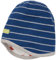 loud + proud Unisex Kinder Wendemütze Ringel, GOTS Zertifiziert Beanie-Mütze, Ultramarine, 42-44 EU