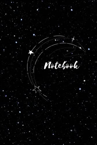 Notebook: Twilight Constellations: Navigating the Gray Notebook Beneath a Starry Canvas