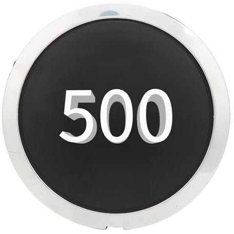 Fockety Tappo Centrale della Ruota dell'auto per 2012-2022, 68078419AC Tappi centrali del della Ruota per Cerchi 500, Tappi del del Centro della (Lettera Bianca