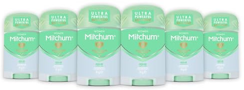 Mitchum Deodorant und Anti-Transpirant mit dreifachem Odor Deodorant, 48 h, parfümfrei, 41 g, 6 Stück