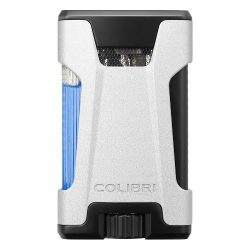 Feuerzeug Jet 2-fach COLIBRI Rebel II silber