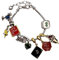 Bracciale Compatibile con Hogwarts con Charms a Colori Ordine della Fenice Coppa 3 Maghi Felix Felicis Diario Tom Riddle Gadget Accessori Donna Ragazza Idea Regalo Bambina Magia Fantasy Cosplay