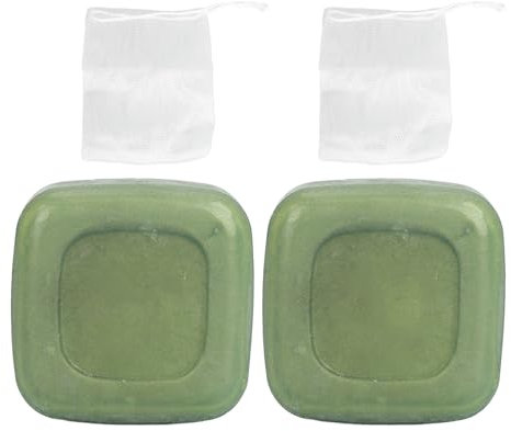 2 Stück Teebaumseife, Grüner Tee, Pflanzliche ätherische Öle, Seifenstück, Freundliche Seife, Handgemachtes Wasseröl, Reduziert Trockenheit, Feuchtigkeitsspendendes
